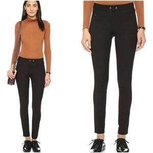 Theory Womens Black Adalwen Jetty Pants Size 8 skinny leg